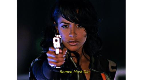 Aaliyah - Romeo Must DIe Heavyweight T-shirt